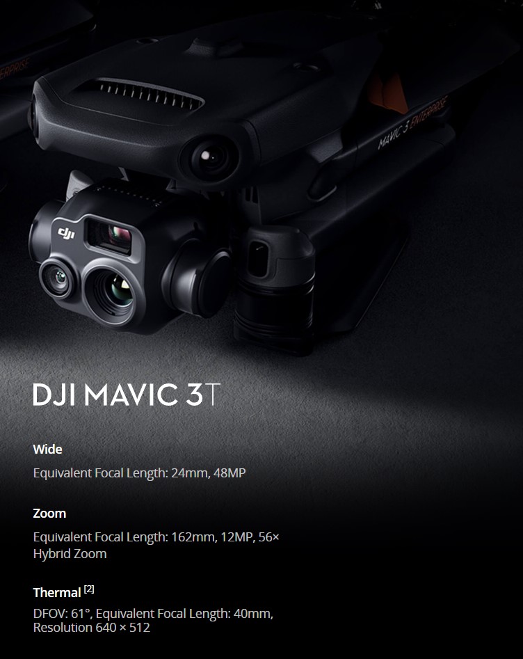 DJI MAVIC 3T ENTERPRISE THERMAL